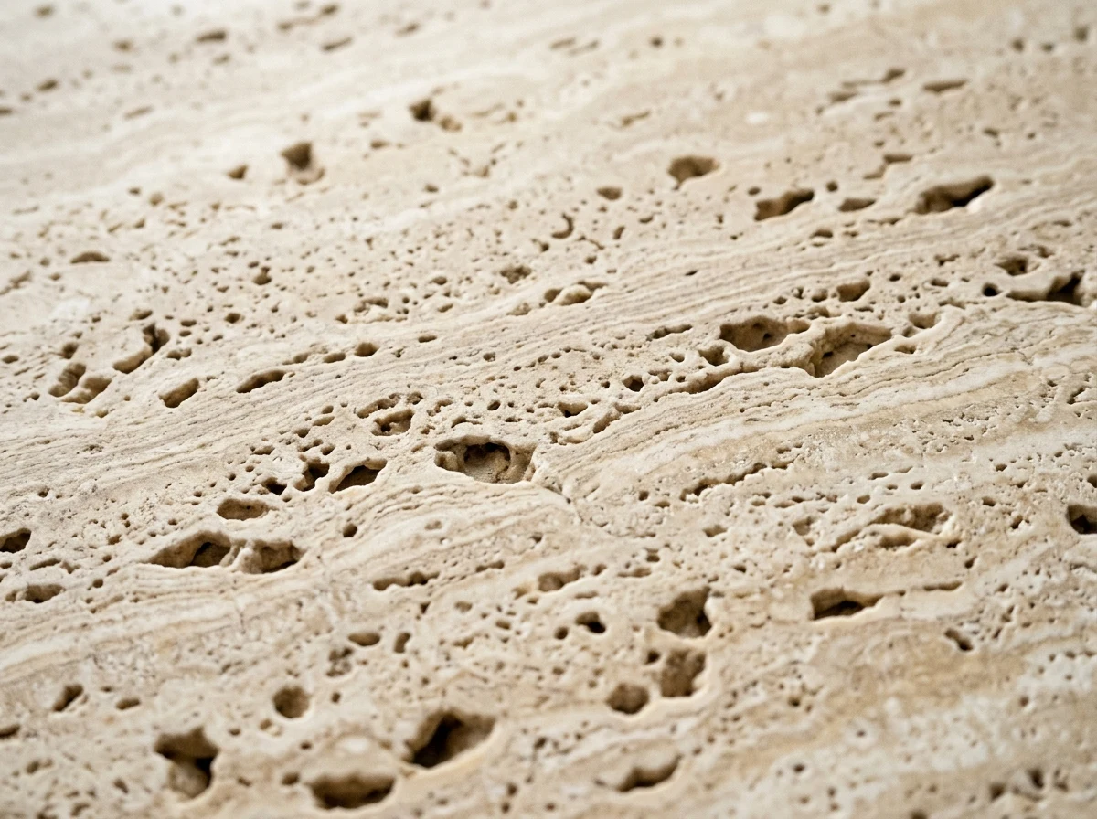 Textura de Travertino claro a vena